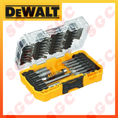 DeWALT ชุดดอกไขควง 37 ชิ้น พร้อมหัวจับดอก DeWALT ดอกไขควง 37 ตัวชุด พร้อมหัวจับดอก DeWALT ชุดดอกขันสกรู DeWALT DW2163