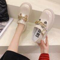 2021 Women Flats Lolita Mary Jane Shoes For Woman Spring Platform Ladies Loafers Vintage Soft Slip On Chain Oxford Shoes