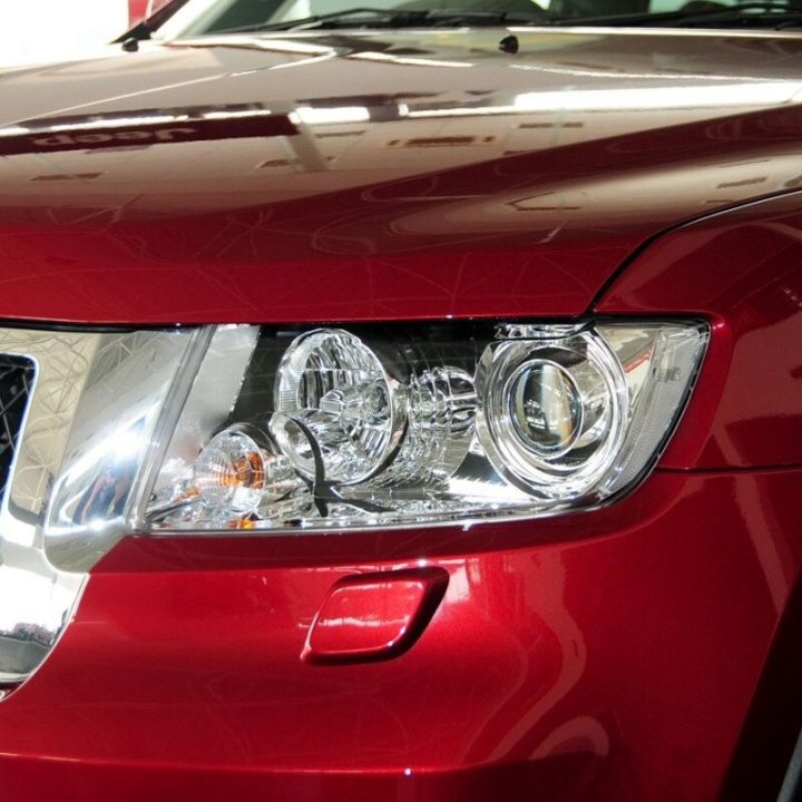 เปลือกโคมไฟหลอดไฟหน้าใสฝาปิดเลนส์ไฟหน้ารถสำหรับ-jeep-grand-cherokee-2011-2012-2013ซ้าย