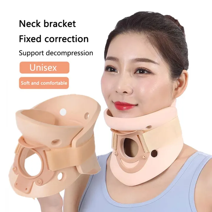 ♦ New Adjustable Neck Brace Cervical Traction Collar Neck Spinal