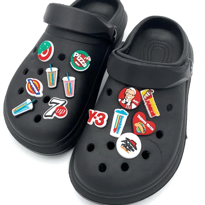 Fashion Food Jibbitz Crocs Pins for shoes bags Lazada PH