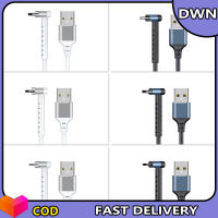 สายเคเบิล USB C สายชาร์จความยาว1เมตร2.4A สายชาร์จเร็วชนิด C สายชาร์จการออกแบบที่ยึดแบบงอได้90 °