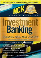 หนังสืออังกฤษใหม่ Investment Banking : Valuation, LBOs, M&amp;A, and IPOs (Wiley Finance) (3RD) [Hardcover]