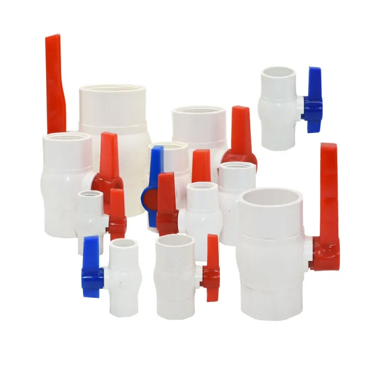 20/25/32/40/50/63/75mm Pvc Water Pipe Quick Connector Ball Valve With