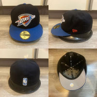 OKC Thunders ดำฟ้า แท้ NEW ERA สติ๊กเกอร์ครบ