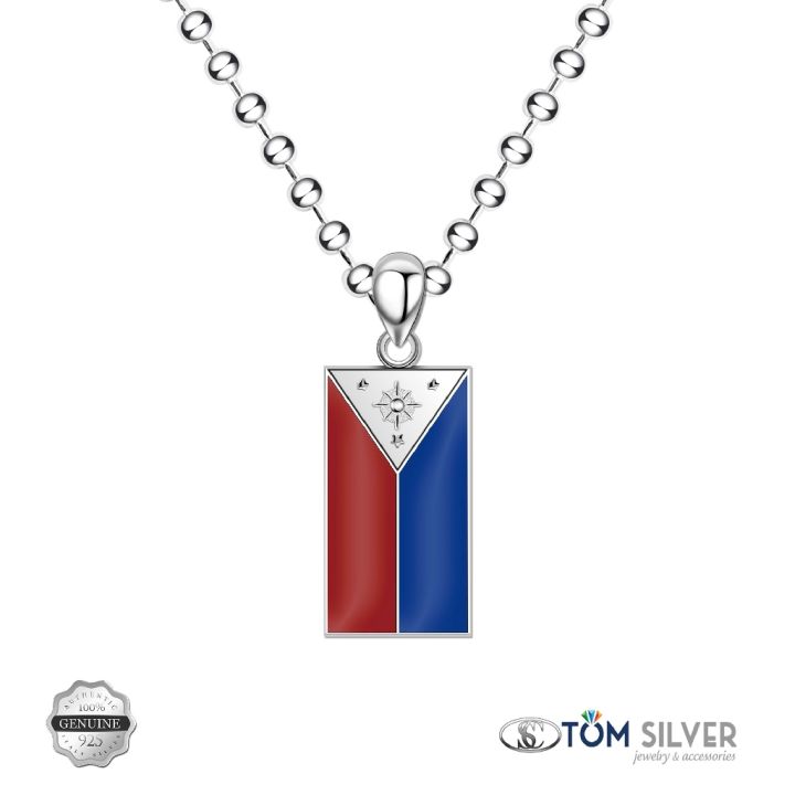 Philippine Flag Necklace