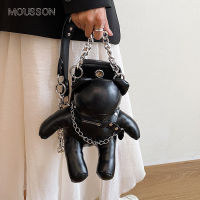 MOUSSON มูสสันกระเป๋าสะพายข้างสุดน่ารักแบบญี่ปุ่นตุ๊กตาแฟชั่นกระเป๋าโทรศัพท์สายสะพายไหล่สายสร้อย