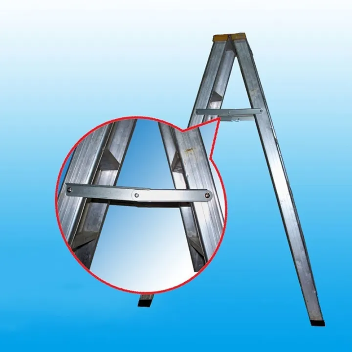 2-piece-heavy-duty-folding-stepladders-fixed-metal-bracket-aluminum-type-a-ladder-hinge-locator-connector-accessories