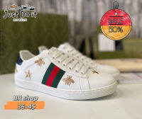 [ Just do it 1999 ] รองเท้าG_UCCI WHITE BEE STAR NEW ACE SNEAKERS SIZE.36-45 ขาว เบา ใส่สบาย ทรงสวย รองเท้าแฟชั่น รองเท้าลำลอง รองเท้าใส่เที่ยว รองเท้าผู้ชาย-หญิง