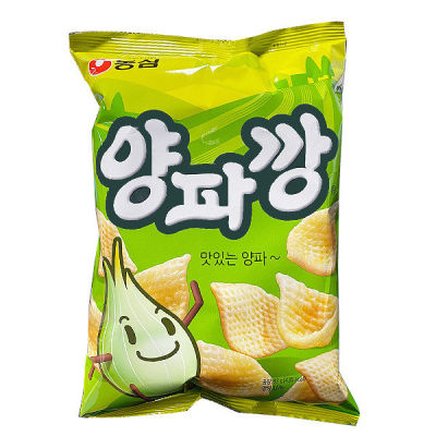 ขนมอบกรอบรสหัวหอม nongshim onion snack 농심 양파깡 83g ขนมเกาหลี