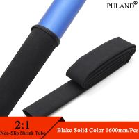 1.6m/Piece Solid Color Non Slip Heat Shrink Tube Anti-slip Insulation Sleeve 20/22/25/28/30/35/40mm Waterproof Fishing Rod Wrap Electrical Circuitry P