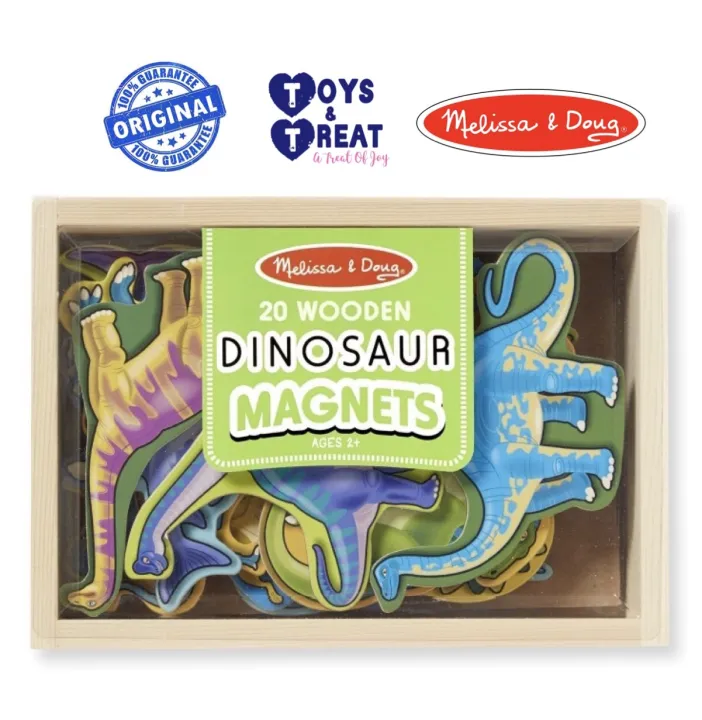 Dinosaurs Wooden Jigsaw Puzzles in a Box By Melissa & Doug