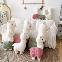 Plush Alpaca Pillow Kawaii Sheep Stuffed Decorative Sleeping Pillows for Home Office Alpaca Cushion Kids Birthday Christmas Gift