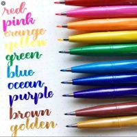 Pentel Touch Brush Sign Pen มีหลายสีให้เลือก SES15C