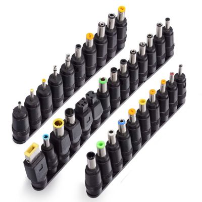 【CW】✒  34PCS 8PCS Tips 5.5mmx2.1mm Kits Laptop Supply Plug Jack Sets