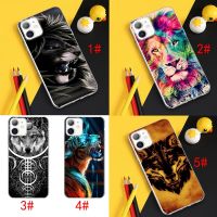 Case for iPhone 11 Pro XS Max X XR 8 7 6 6S Plus L1 Animal Lion Wolf Tiger Cover