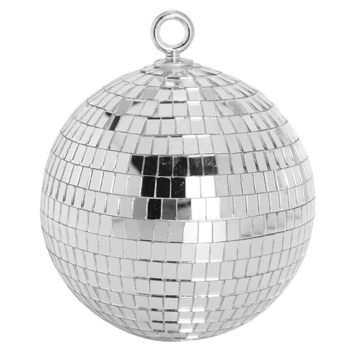 Retro Disco Ball Silver Mirror Surface Decoration, Retro Disco Ball