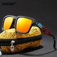 KDEAM Red Hot Mirror Sunglasses Polarized Uni Size Living Sport Sun Glasses Men Women Fresh Shades With Peanut Case