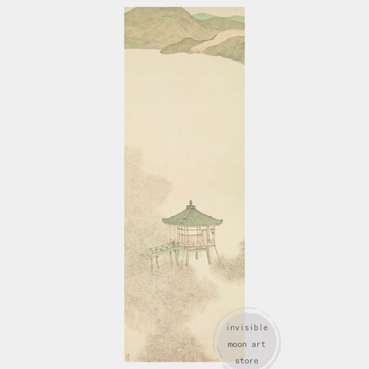 คลาสสิกญี่ปุ่นที่มีชื่อเสียง-ukiyoe-แปดสถานที่ท่องเที่ยวของ-omi-ศิลปะโปสเตอร์ผ้าใบจิตรกรรมฝาผนังพิมพ์รูปภาพสำหรับห้องนั่งเล่นตกแต่งบ้านที่ทันสมัย-เหมาะสำหรับผู้ที่ชื่นชอบศิลปะ