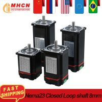 MHCN EU warehouse Nema23 Closed Loop Stepper Motor 1.2Nm 2Nm 2.5Nm 3Nm Shaft Diameter 8mm Integrated Digital Hybrid Servo System