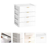 ETEREAUTY 1PC Tabletop Storage Box ประเภทลิ้นชักจัดเก็บกล่องแต่งหน้า (สีขาว)