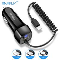 【Aishang electronic】RAXFLYCharger USBFor iPhone WithMicor USBCharger Type C USB Lighting Spring CabelCharging