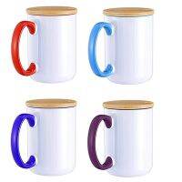 4PCS Sublimation Mugs Blank with Bamboo Lid Sublimation Coffee Mugs,Coffee Cup with Lid Sublimation Mugs