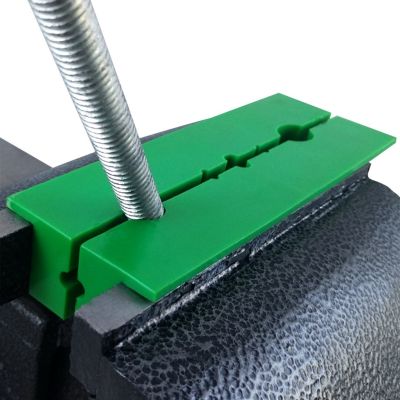 2 Sets of 6-Inch (About 15 cm) Prism-Type Jaw Set Vise Protection Bar, Vise Protector Magnetic Protection Bar.