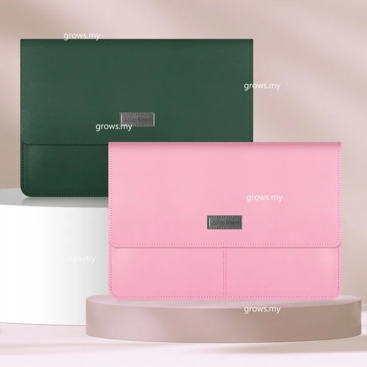 4 in 1 Pu Leather Laptop Sleeve Bag Case + Small Pouch Liner For Mac