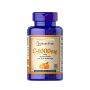 Vitamin C Healthy Care puritan s pride 1000mg tăng đề kháng hộp 100 viên