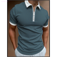 【high quality】  Short Sleeved Breathable 2023 Printed Polo Shirt, Comfortable in Summer, Suitable for Men