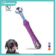 Three Sided Pet Toothbrush Comfortable Clean Teeth Cat Dog Oral Care Soft