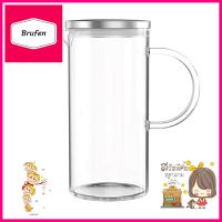 เหยือกแก้ว OCEAN GLASS GENIE STEEL LID 1 ลิตรGLASS PITCHER OCEAN GLASS GENIE STEEL LID 1L **คุ้มที่สุดแล้วจ้า**