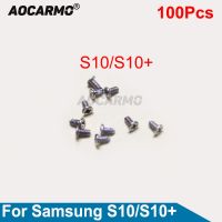 Aocarmo 100Pcs/Lot For Samsung Galaxy S10 S10 S10Plus Motherboard Frame Screw Inside Nut Replacement Part