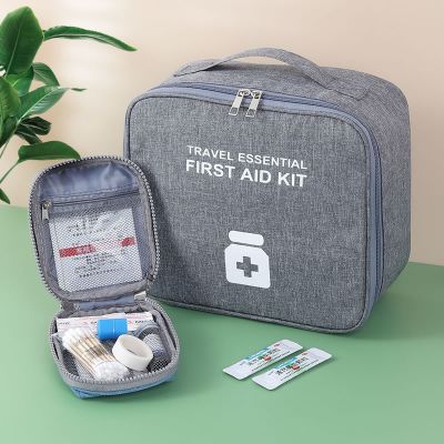 Home First Aid Kit Large Capacity Medicine Storage Bag Portable Travel Medicine Box Survival Bag Emergency Bag For Car Camping