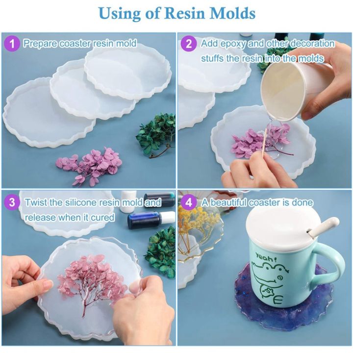 6-pieces-resin-coaster-mold-large-silicone-geode-mold-irregular-wave-shape-mold-diy-epoxy-tray-mold-coaster-casting-mold