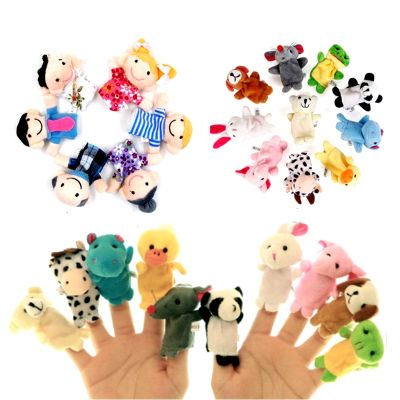 【YF】☼❁▤  Baby Puppets Tell Story Props 10pcs Animals or 6pcs for Kids Gifts Children