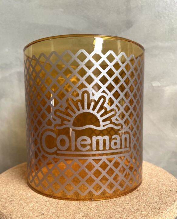 โป๊ะตะเกียง-coleman-รุ่น-285-286-282-321-335-borosilicate-สี-amber-แก้วทนไฟ100