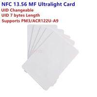 Uidแบบเปลี่ยนได้ MF0การ์ด NFC Gen3 13.56Mhz ที่เบามาก EV1สมาร์คการ์ด RFID เปล่าอ่านได้สำหรับ Promark3อุปกรณ์ ACR122U-A9เครื่องอ่านการ์ด