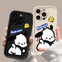 ⚡พร้อมส่ง⚡การ์ตูนลูกสุนัขสุนัข เรียบง่าย นิ่ม Tpu สีดํา เคสโทรศัพท์มือถือ For iPhone เคส 15 11 13 12 14 Pro Max X XS Max XR 6 6s 7 8 Plus SE 2020 ดวงตานางฟ้า ซิลิโคนนิ่ม เคสโทรศัพท์มือถื เคสสำหรับมือถือ