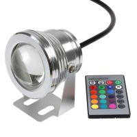 16 Colors 10W 12V RGB LED Underwater Fountain Light 1000LM Swimming Pool Pond Fish Tank Aquarium LED Light Lamp IP67 Waterproof