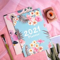 2021 Agenda Planner Organizer A4 Notebook Journal Monthly Daily Planner Note Book School Supplies