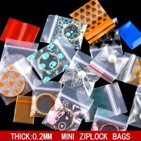 【CC】 Plastic Ziplock Pill Pouches Jewelry Food Gif Multiple Sizes