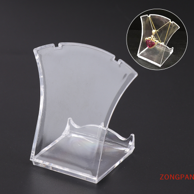 ZONGPAN โมเดลจี้ห้อยคอขนาดเล็กทำจากอะคริลิคที่วางเครื่องประดับสร้อยคอโชว์ราวแขวนต่างหู