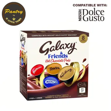 NESCAFE DOLCE GUSTO CAPSULES - HOT CHOCOLATE DRINK - TWIX - MILKY WAY -  MARS