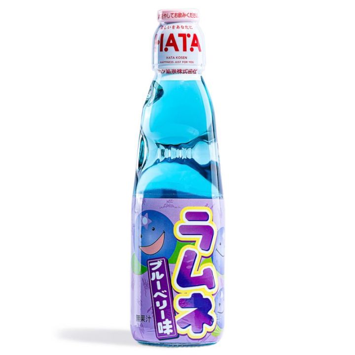 hatakosen-ramune-soda-น้ำขวดลูกแก้วรสผลไม้-ผสมโซดา-เครื่องดื่มญี่ปุ่น-ขนมญี่ปุ่น