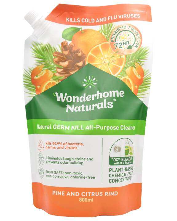Wonderhome Naturals Germ Kill AllPurpose Cleaner Pine & Citrus Rind