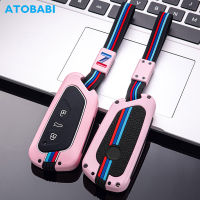 Zinc Alloy Car Key Case 3 Buttons Smart Remote Fobs Cover For Skoda Octavia A8 2021 VW Volkswagen Golf 8 MK8 SEAT Leon MK4 2020