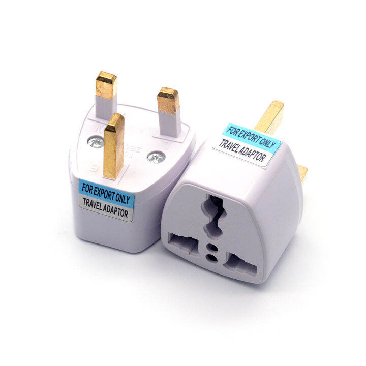 3Pin Malaysia Adapter US/EU to UK AC Electrical Plug Adapter Travel