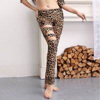 [COD][Dance Girl 1] Dance Leopard Print Leggings Pants Belly Practice Trousers K30318.13